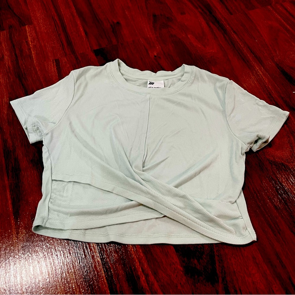 Girl’s Mint Green Crop Top